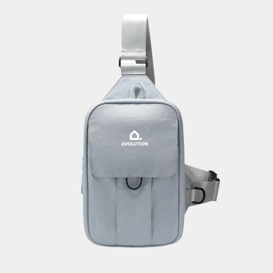 Kinetic Crossbody Bag Light Grey